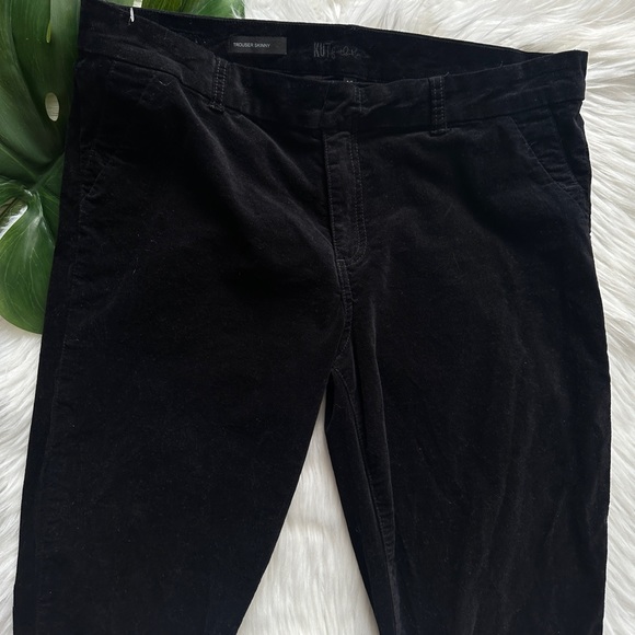 *sold* Kut from The Kloth Velvety Black Pants - Picture 8 of 8